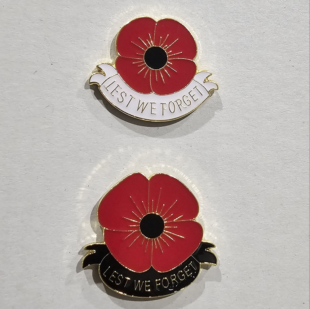 Remembrance Day Poppy Pin/ Broach